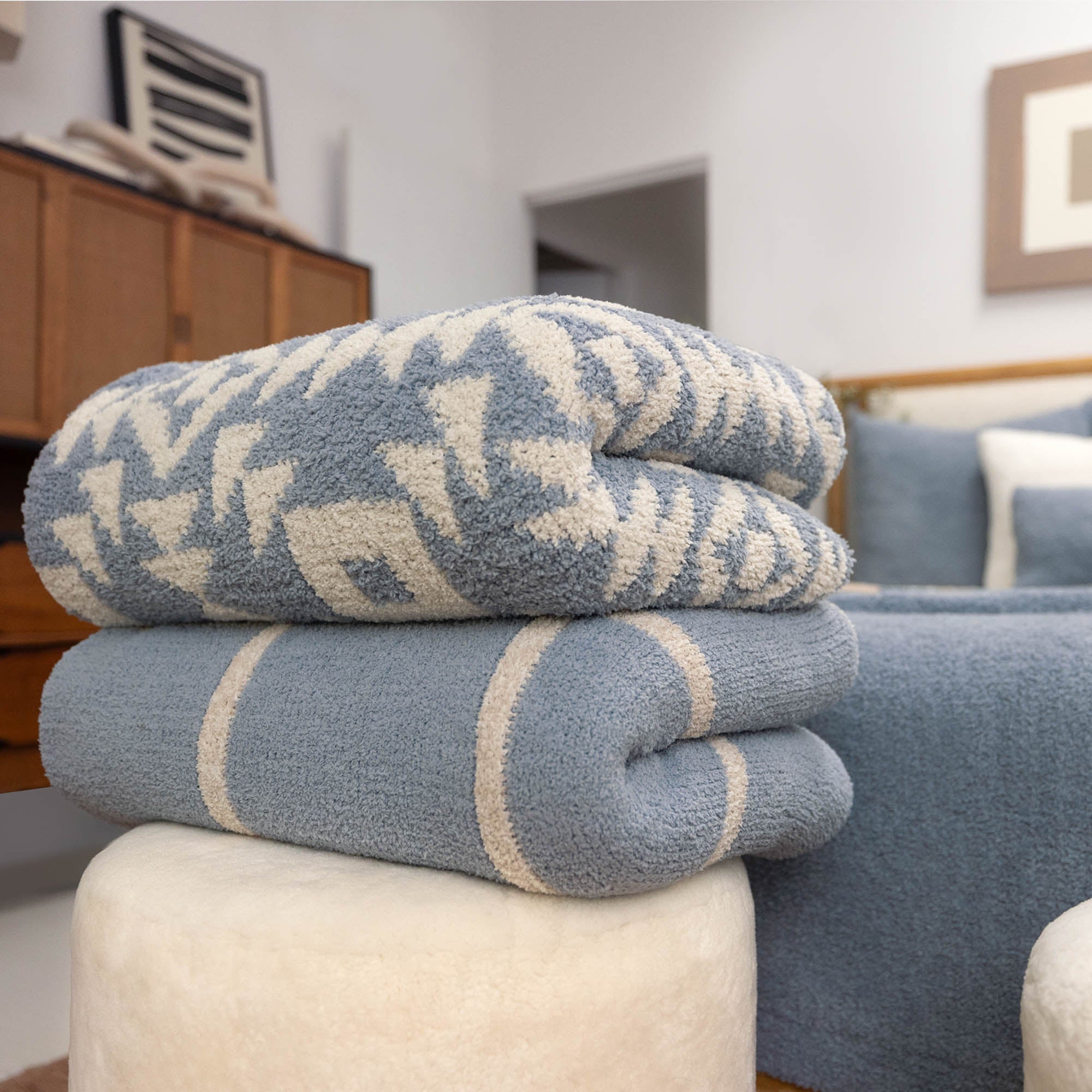 Aztec Pattern Throw Blanket | Kashwere