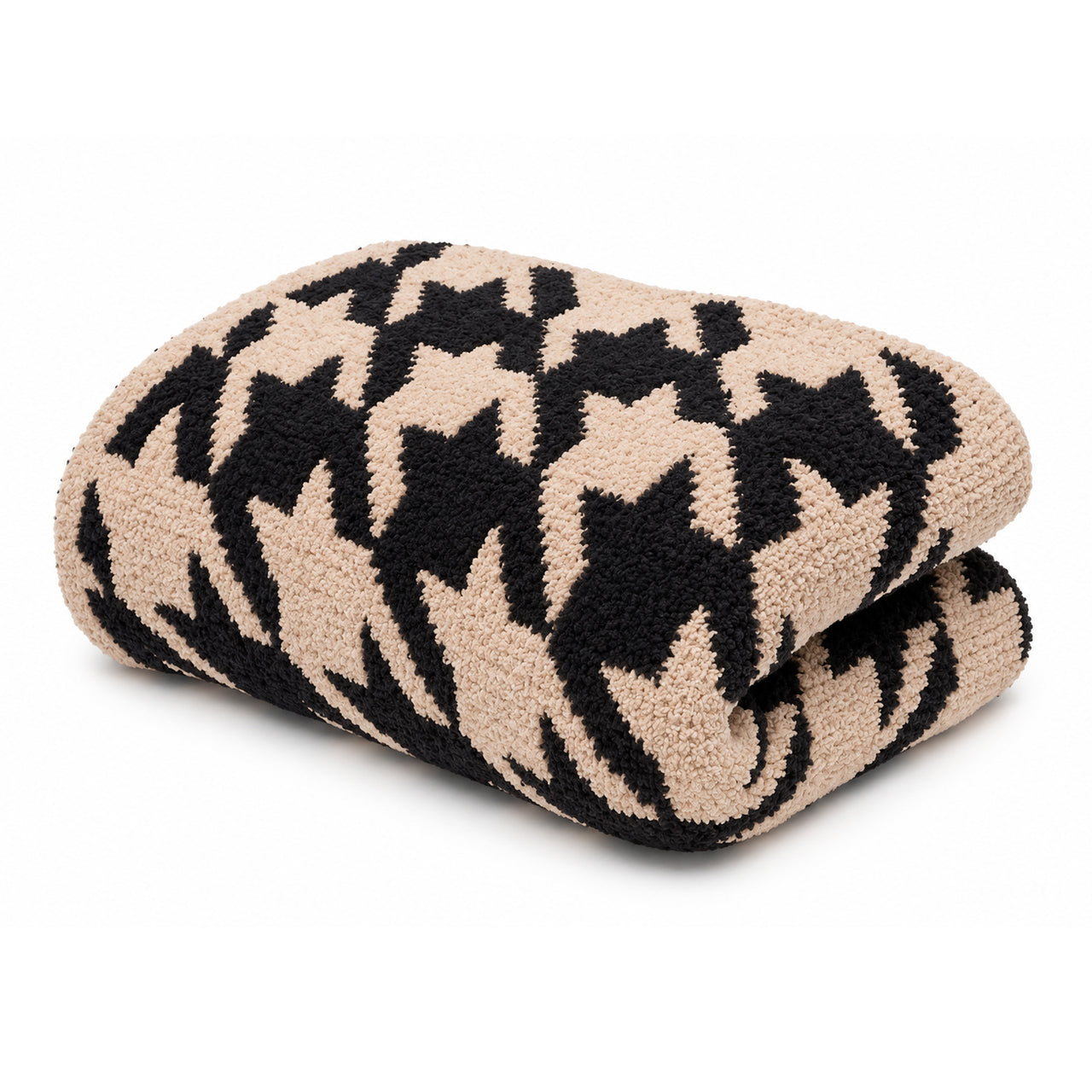 Throws - Large Houndstooth - Chenilla Cloud™