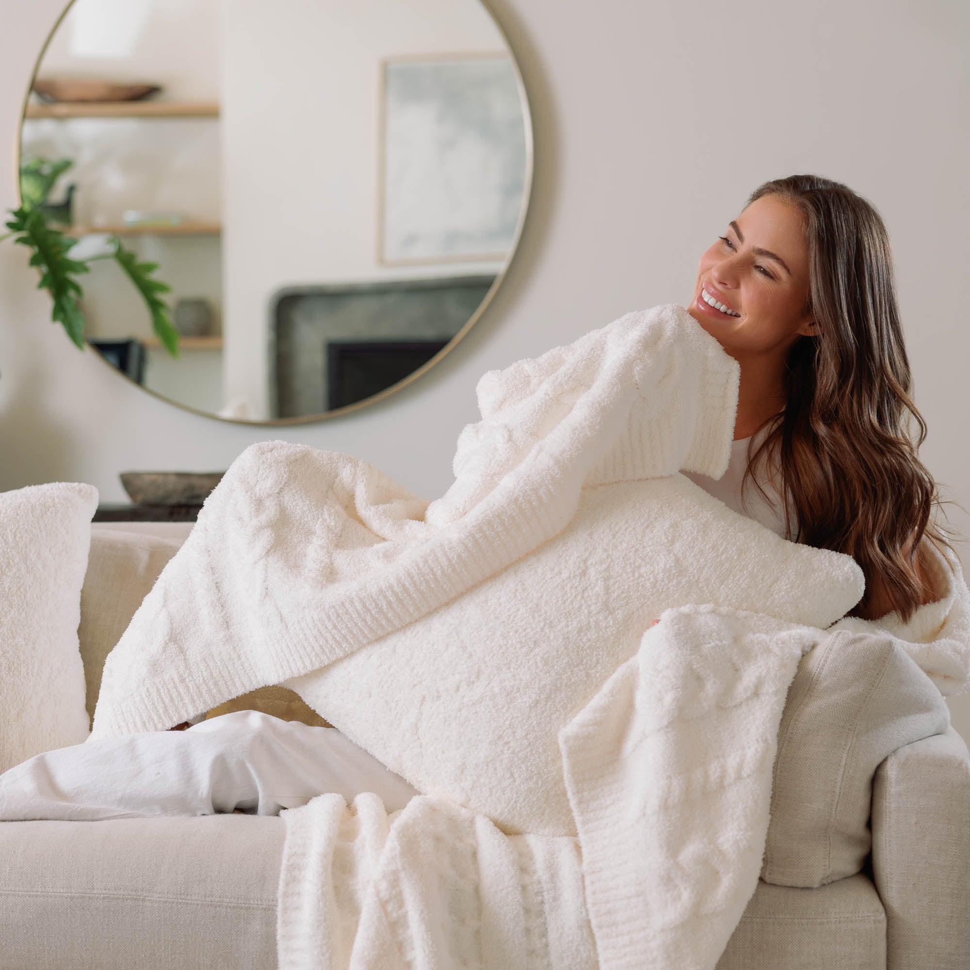Throws - Wide Cable - Solid - Kash-cozy™