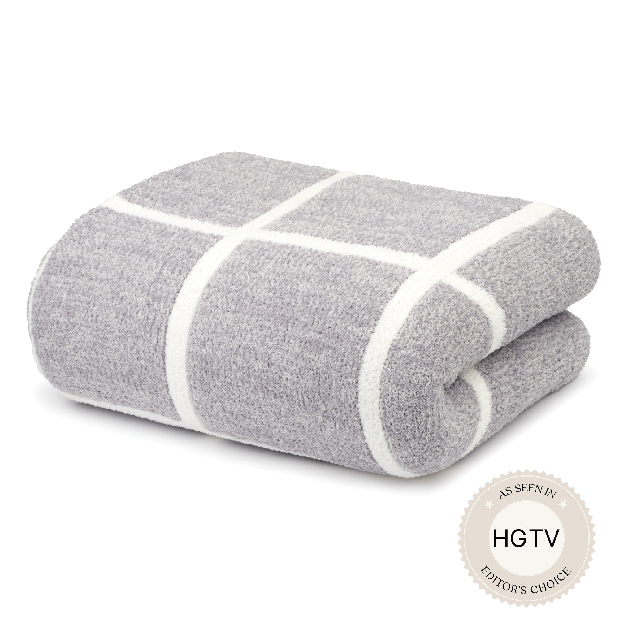 Throws - Window Pane - Heathered - Chenilla Cloud™