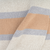 Oyster / Ivory Fleck with Honey and Fog / Nickel Fleck Stripes