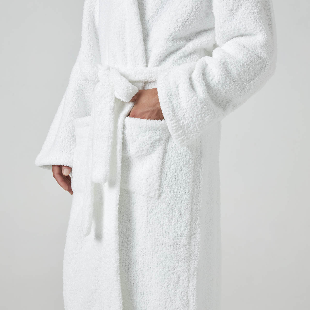 OFF-WHITE Home Bathrobe White/Ice Grey Men's - FW19 - US