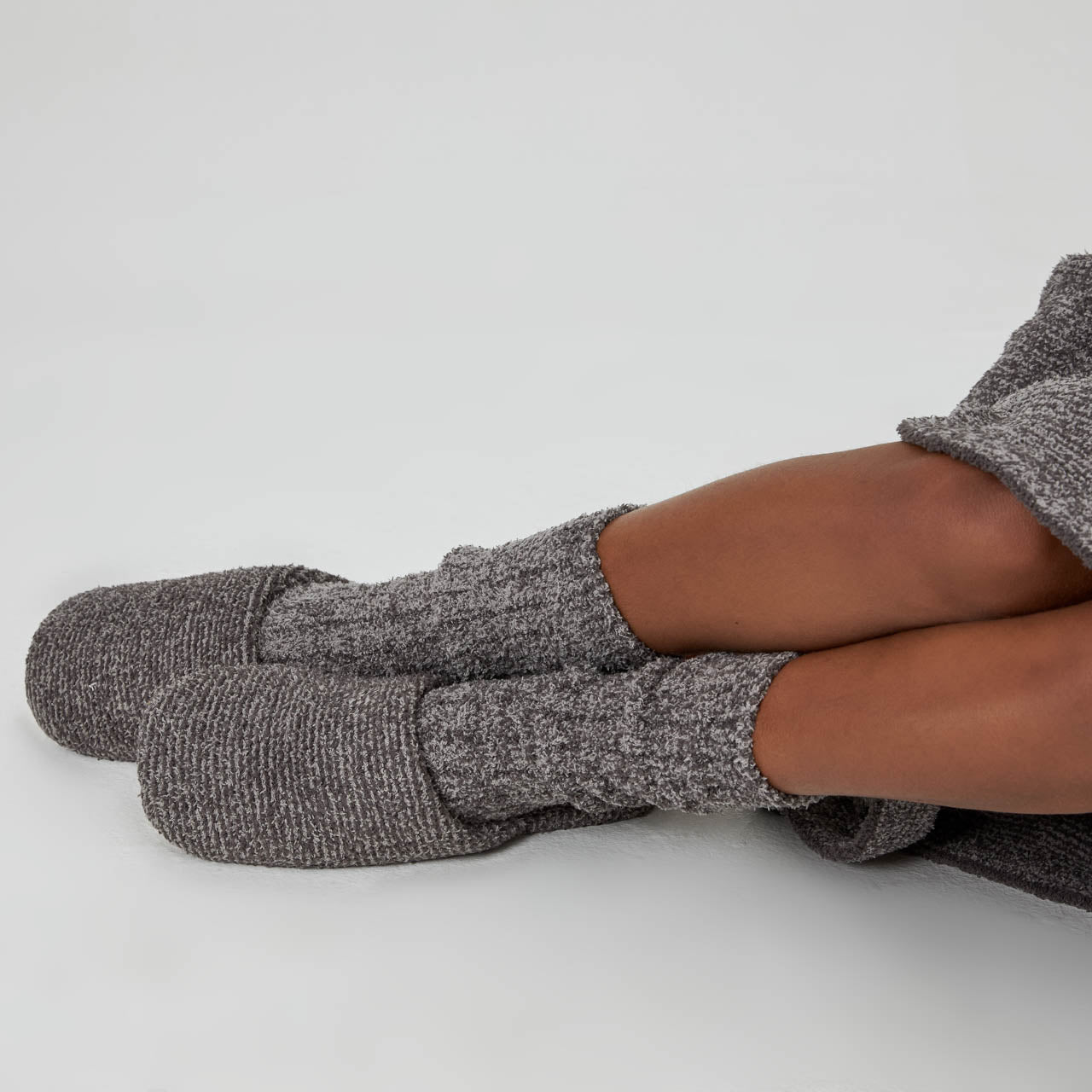 Closed Toe Heathered Slippers Kashwere