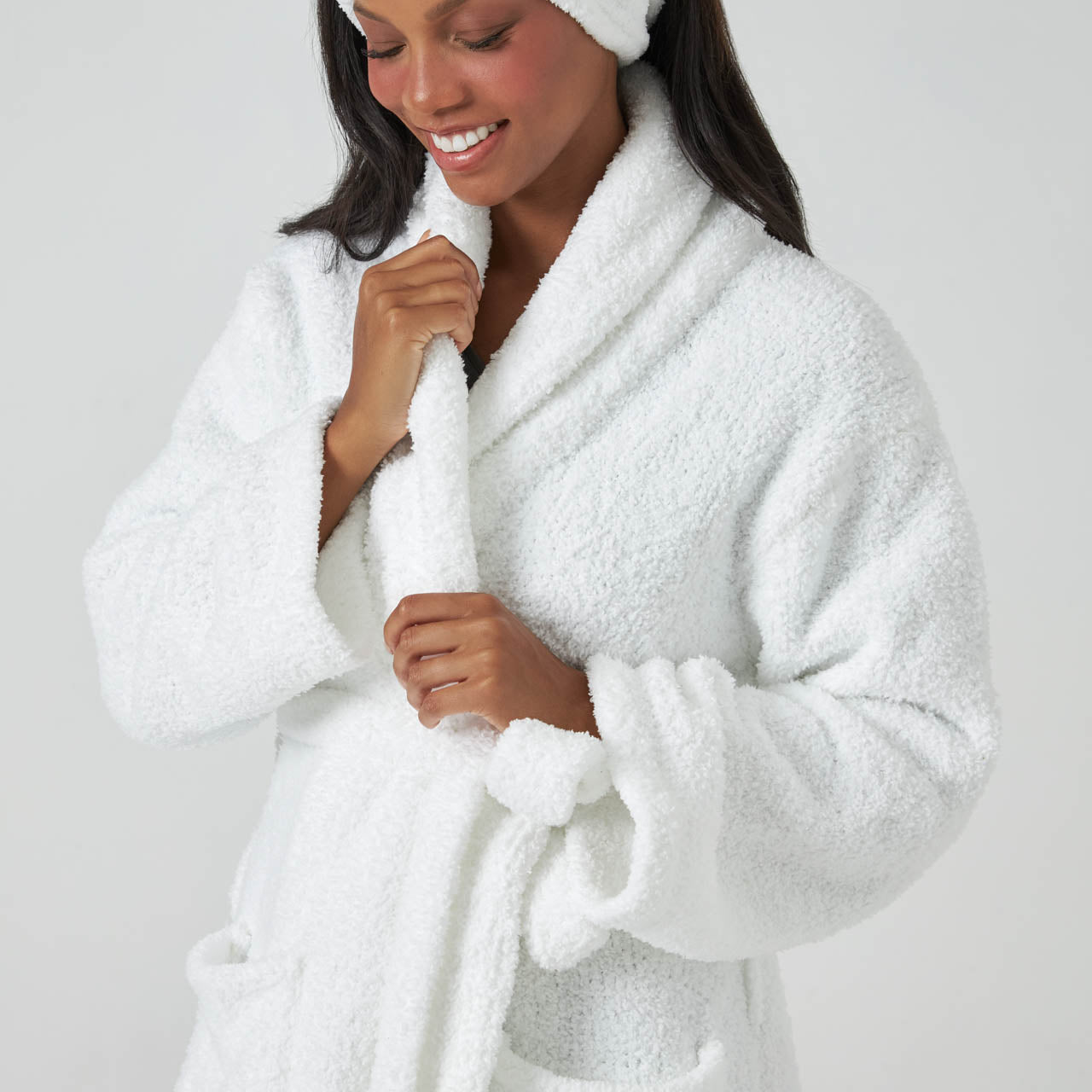 Shawl Collar Luxury Bath Robe Oprah's Favorite Robe Kashwere